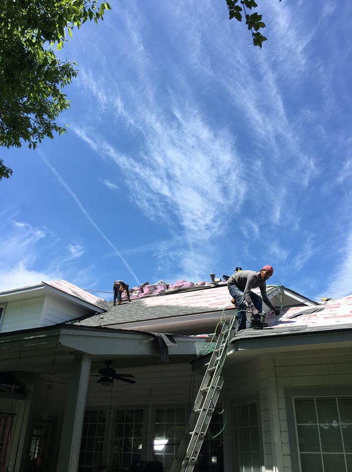 Beautiful sky project in Round Rock TX Roofing Company HuttoTX